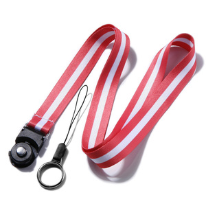 Best Selling Custom Logo Sublimation Polyester Lanyard With Metal Hook