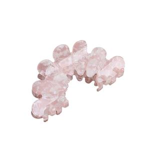 Luxus 10cm große Acetat Blütenblatt Haar Klaue Clip für Frauen niedlichen Säure Marmor Hai Halbkreis Design Sommer Wellen Haarschmuck - Product Image 6