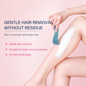 Crema de depilación permanente sin dolor OEM para detener el crecimiento del cabello depilatoria suave cuerpo piernas crema depilatoria de Aloe Vera Natural - Product Image 2