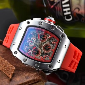 Thương Hiệu Hàng Đầu Đa Chức Năng Tonneau Mens Đồng Hồ Sang Trọng Không Thấm Nước Cổ Điển Chronograph Thể Thao Đồng Hồ - Product Image 6