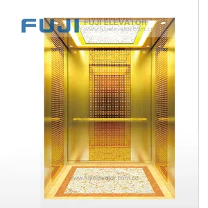 FUJI Passenger Elevator Lift With Hairline Stainless Steel 304