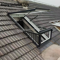 Ventanas de Aluminio con Diseño Europeo Moderno, Insonorizadas, Antirrobo, con Aislamiento Térmico, Plegables, de Apertura Horizontal
