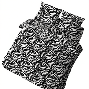 Juego de Funda Nórdica 100% Algodón ZEBRATO UK Cama Individual 135X200cm - Product Image 3