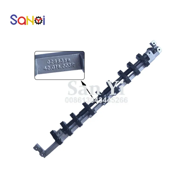 Best Quality 42.014.003F GTO46 Gripper Bar   9 Teeth   Printing Offset Machine Spare Parts For Heidelberg