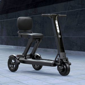 Scooter Eléctrico Plegable de Tres Ruedas con Batería de Litio Extraíble, Impermeable, Ligero, de Aleación de Aluminio - Product Image 1