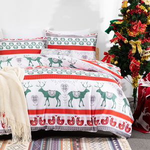 Meilleure vente ensemble de housse de <span class=keywords><strong>couette</strong></span> de noël 2022 nouveau modèle de noël pour ensemble de literie - Product Image 2