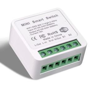 สวิตช์ไฟอัจฉริยะขนาดเล็ก 16A Wifi แบบไร้สาย DIY ควบคุมได้ 2 ทาง รองรับบ้านอัจฉริยะ Tuya Smart Life Alexa Alice Google Home - Product Image 1