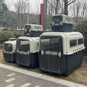 48" <b>Plastic</b> Large Pet Carrier for Cat Dog Travel Box Basket Cage Outdoor Transport Pet Air <b>Crate</b> - Product Image 1