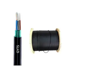Cable de fibra óptica de telecomunicaciones multinúcleo GYXTW blindado para exteriores de modo único de 2 / 4 / 6 / 8/12/16/24 núcleos