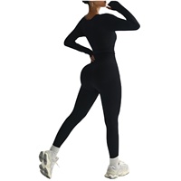 Haut de gamme coupe ajustée body de sport européen américain nouvelle combinaison de yoga une pièce transfrontalière avec ceinture combinaison de yoga sans couture