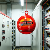 Extincteur automatique pour garage, boule anti-incendie à poudre sèche, 110 mm, montage mural, portée de 1,3 m, fournitures de lutte contre l'incendie