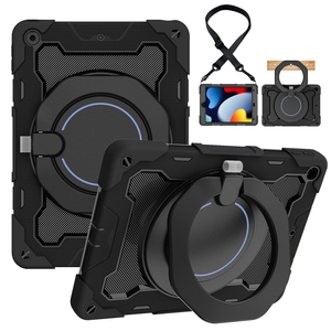 Étui portable 3-en-1 antichoc en silicone et PC avec support pour <span class=keywords><strong>iPad</strong></span> 7e, 8e, 9e génération 10,2 pouces - Product Image 2