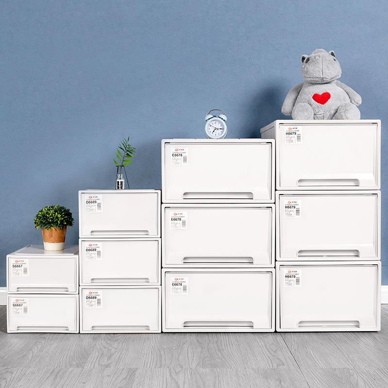 Gris clair + tiroir de couleur solide