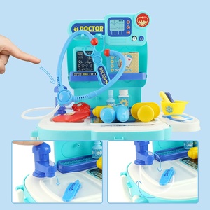 Sacs à dos vétérinaires, ensemble <span class=keywords><strong>de</strong></span> jouets <span class=keywords><strong>de</strong></span> petit médecin, mini clinique <span class=keywords><strong>de</strong></span> médecin, <span class=keywords><strong>jouet</strong></span> médical <span class=keywords><strong>de</strong></span> médecin, valise 3 en 1 - Product Image 5