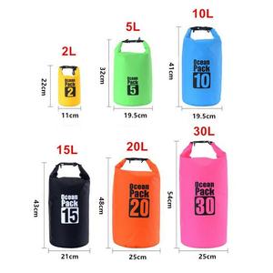 <span class=keywords><strong>Prix</strong></span> d'usine Sac sec polochon étanche pour hommes Produits recyclés Sacs de sport étanches pour l'extérieur Sacs étanches pour l'océan - Product Image 5