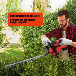 Taille-haie sans fil industriel léger 20V 22 pouces, compact et portatif, pour bricolage, coupe-herbe et arbustes, batterie au lithium - Product Image 3