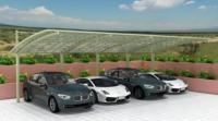 Abri d'auto en aluminium Système de garages en porte-à-faux Abri d'auto en aluminium Extérieur pour stationnement de voiture Abri d'auto en aluminium Panneaux de toit