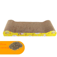 Griffoir pour chat avec herbe à chat, résistant aux griffes et aux morsures