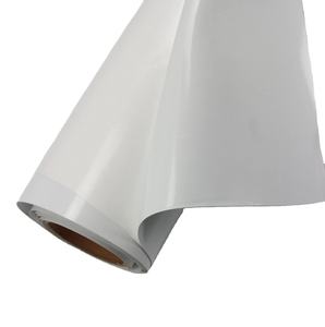 Rollo de vinilo adhesivo de corte impermeable Allsign, pegatina de alto brillo, papel de PVC autoadhesivo, pegamento permanente extraíble duradero - Product Image 1