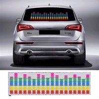 Lumière décorative de voiture la plus vendue, capteur de lunette arrière, audio activé par la voix, lumière ambiante, lumière rythmique de musique LED