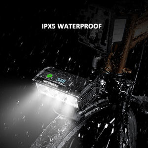 DELANHUWI - Faro Delantero para <span class=keywords><strong>Bicicleta</strong></span> de <span class=keywords><strong>10000</strong></span> <span class=keywords><strong>Lúmenes</strong></span>, <span class=keywords><strong>Luz</strong></span> LED Súper Brillante para Ciclismo Nocturno, 4 Modos, Carga USB, Aluminio, Resistente al Agua IPX5 - Product Image 4