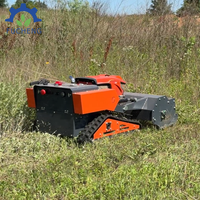 Tondeuse à gazon télécommandée de qualité industrielle pour la préparation des terres agricoles