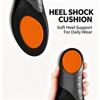 Semelles intérieures confortables anti-fatigue en mousse PU/TPU OEM/ODM avec soutien de la voûte plantaire et talonnette profonde souple et durable pour le travail