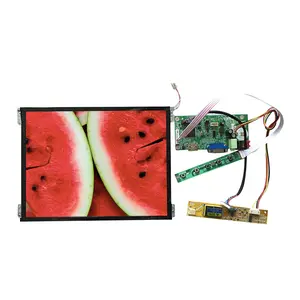 Customized LCD LED Display Panel 10 inch LCD Screen VGA DVI HMI Frameless Monitor