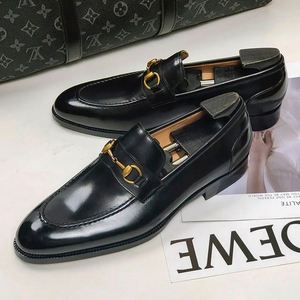 Nouvelles Chaussures Britanniques Tendance pour Hommes - Mocassins en Cuir Véritable à Lacets, Bout Carré, Formels et Décontractés, Antidérapants et Respirants - Product Image 2