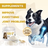 Poudre de soutien articulaire pour animaux de compagnie avec glucosamine, chondroïtine, sulfate, acides gras oméga-3 – Compléments de santé OEM ODM Marque privée