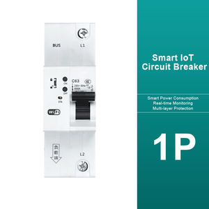 1/<span class=keywords><strong>2</strong></span>/<span class=keywords><strong>3</strong></span>/4P Intelligente miniatuur stroomonderbreker Plastic aardlekbeveiliging 6kA Smart <span class=keywords><strong>IoT</strong></span> Lokale automatische besturing op afstand - Product Image 2