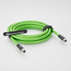 Câble d'extension M8 D-Code 4 broches mâle-femelle 3M blindé haute flexibilité compatible avec Binder pour l'automatisation Profinet EtherCAT - Product Image 4