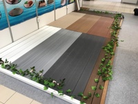 Planche de terrasse extérieure en WPC solide moderne, imperméable, antidérapante, de haute qualité, composite