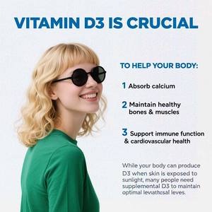 Oem/odm מפעל ויטמין <span class=keywords><strong>D</strong></span> מותאם אישית טיפות <span class=keywords><strong>4000</strong></span> iu מחזק עצמות תומך לב וכלי דם & מערכת החיסון - Product Image 4