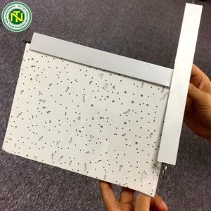 Sợi khoáng Trần mái trần thiết kế trần giả khoáng len Hội Đồng Quản trị/595*595mm vuông ISO Mall hiện đại không thấm nước Hội Đồng Quản Trị - Product Image 4