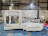 Trampoline de fête d'anniversaire pour enfants et adultes à bulles gonflables à fond en PVC personnalisé Maison de rebond pour ballons gonflables intérieurs et extérieurs