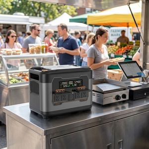 Station d'alimentation portable tout-en-un S2400, générateur solaire 2400W, onde sinusoïdale pure, kit complet de solution d'alimentation pour la maison et l'extérieur - Product Image 4