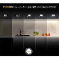 V1 LED Dimmer Lampu Strip LED Satu Warna DC 5V-36V Nirkabel RF 2.4G Remote Control Jangkauan 30M Pengontrol Sentuh Terpasang Di Dinding