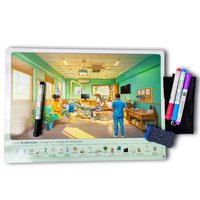 Rompecabezas inteligentes para bebés, preescolar, aprendizaje temprano, dibujo, libro de imágenes, borrado en seco, libro ocupado, pintura para niños