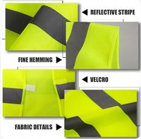 Gilet de sécurité réfléchissant pour travaux extérieurs, veste de sécurité personnelle, vêtements de sécurité réfléchissants haute visibilité pour la construction