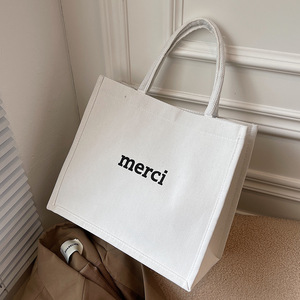 Không Thấm Nước Màu Đen Vải Màu Tím Màu Hồng Tote Mua Sắm Túi Biểu Tượng Tùy Chỉnh In Thư Tote Túi Cho Phù Dâu - Product Image 6