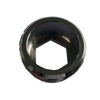 Adaptateur de robinet en laiton chromé pour raccord mâle M22 vers mâle M24