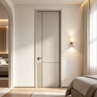 Porte en bois moderne pour résidence, porte en bois sur mesure pour projet de maison, entrée d'appartement, design d'habitation