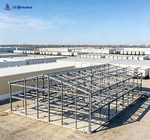Quick Installation Light Steel <b>Frame</b> Prefabricated Warehouse Affordable Pre-engineered Metal Workshop Building for Africa - Product Image 4