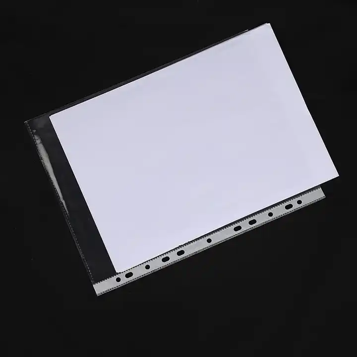 sheet protectors, clear heavy duty plastic