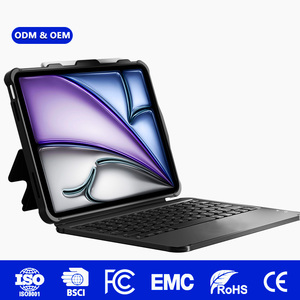 Funda con Teclado USB-C de Conexión Estable <span class=keywords><strong>para</strong></span> iPad A16 - Resistente, con Trackpad, Soporte <span class=keywords><strong>para</strong></span> Lápiz, Logotipo OEM, Venta al Por Mayor - Product Image 1