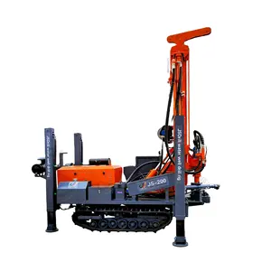 The price-competitive drilling rig is suitable for all drilling professionals who need to drill holes for water and pile driving