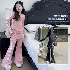 Set Gonna e Pantaloni con Fiocco per Bambine, Abbigliamento Casual alla <span class=keywords><strong>Moda</strong></span> per Primavera e Autunno - Product Image 1