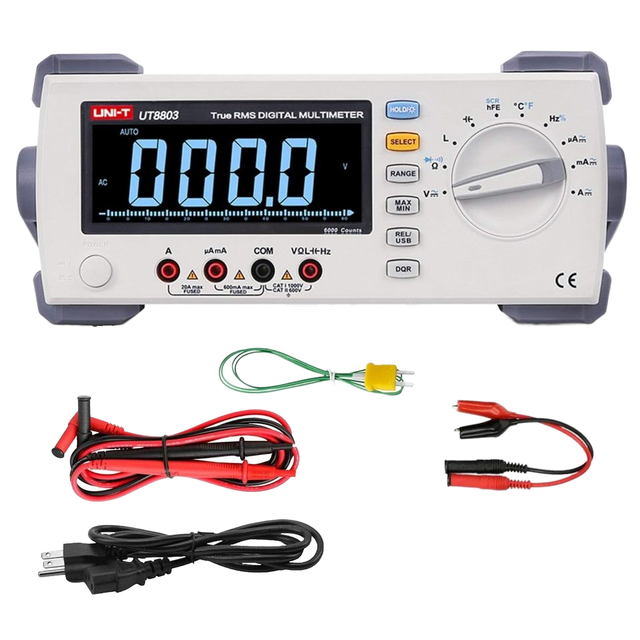 TTLTES UNI-T UT8803E Digital Multimeter 200000 Count 100kHz Frequency Response 5K Rdgs/s Fastest Test Rate for Quick Readings