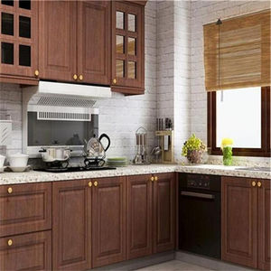 Custom-<strong>made</strong> American Style MDF Cupboard Set Kitchen Cabinet <strong>Ready</strong> <strong>Made</strong> for Apartments and Villas Summer Kitchen Cabinets - Product Image 5